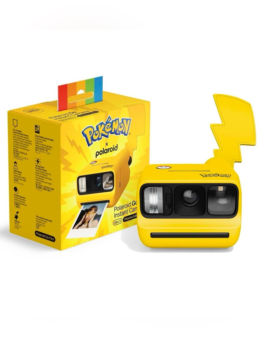 (PRESALE)Polaroid Pokemon Pikachu Edition Instant Camera - Yellow & Black